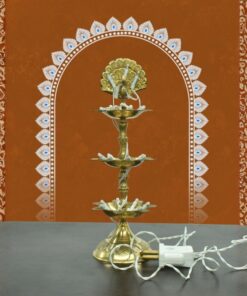 Three Layer Brass Bulb Lamp