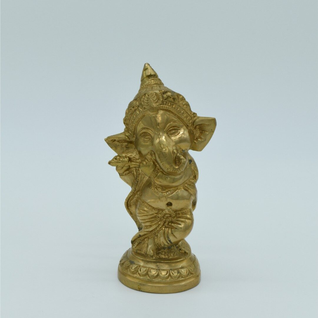 Majestic Brass Murli Ganesha - Image 2