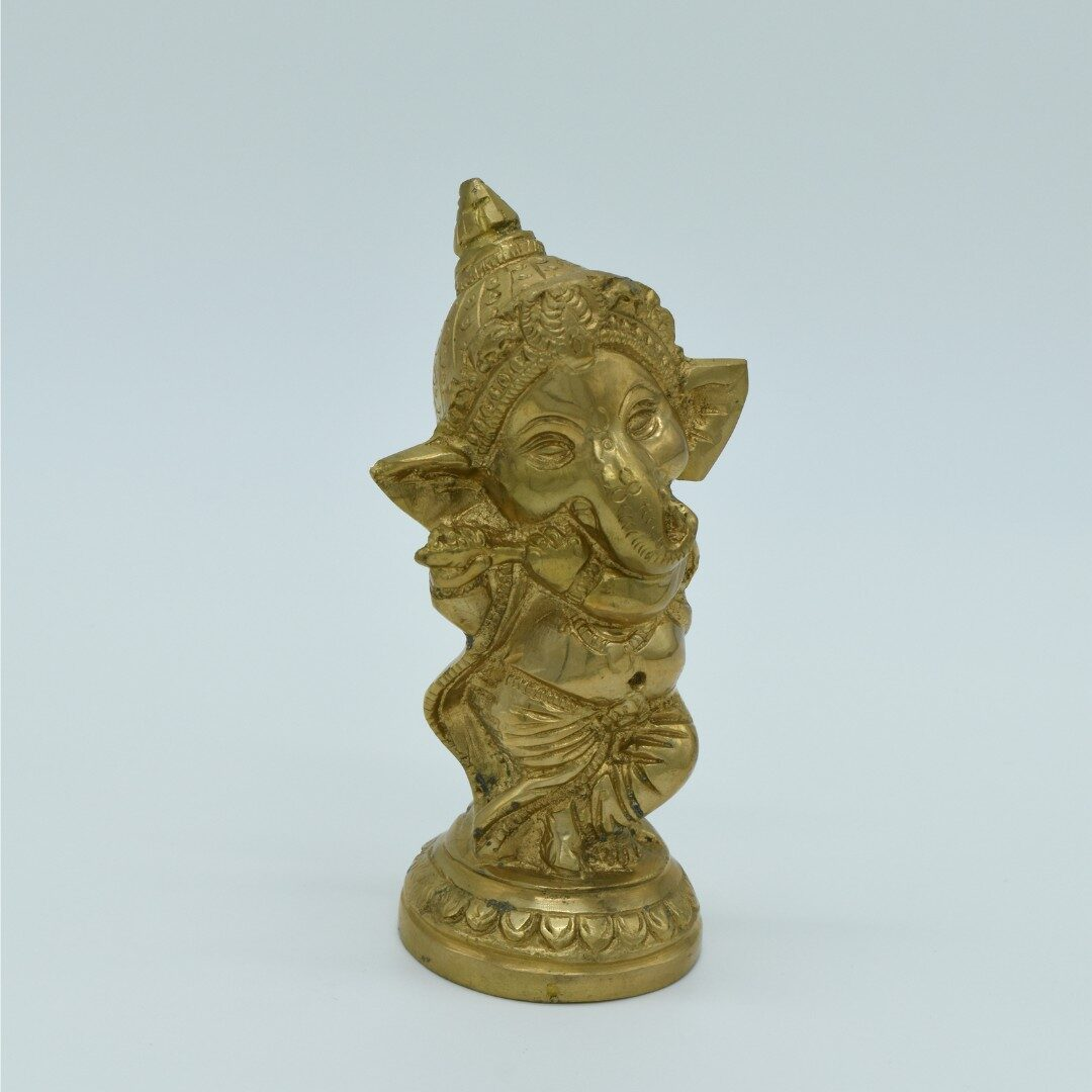 Majestic Brass Murli Ganesha - Image 3