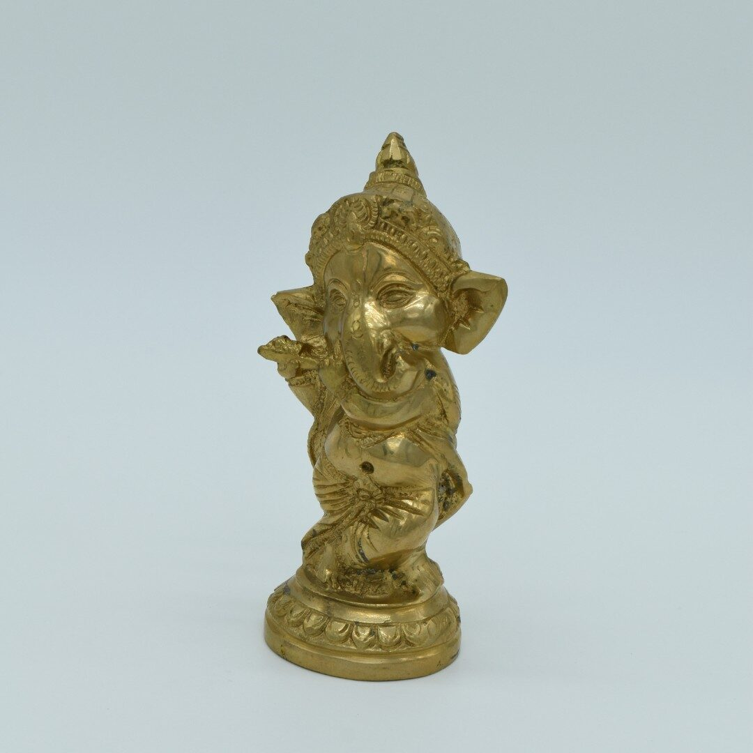 Majestic Brass Murli Ganesha - Image 4