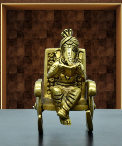 Majestic Seated Ganesh Artifact