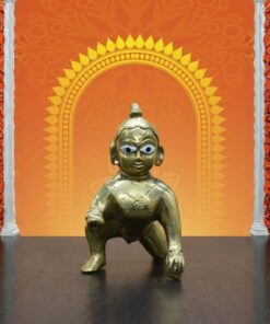 Opulent Brass Laddu Gopal