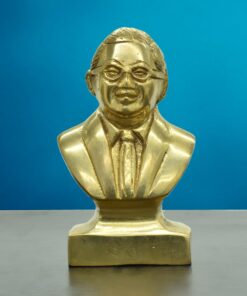 Babasaheb Ambedkar Brass Idol | Ambedkar Ji Metal Statue Sculpture | for Home, Office, Buddha Vihara | Ambedkar Ji Figurine | Decorative Murti | Gift Showpiece