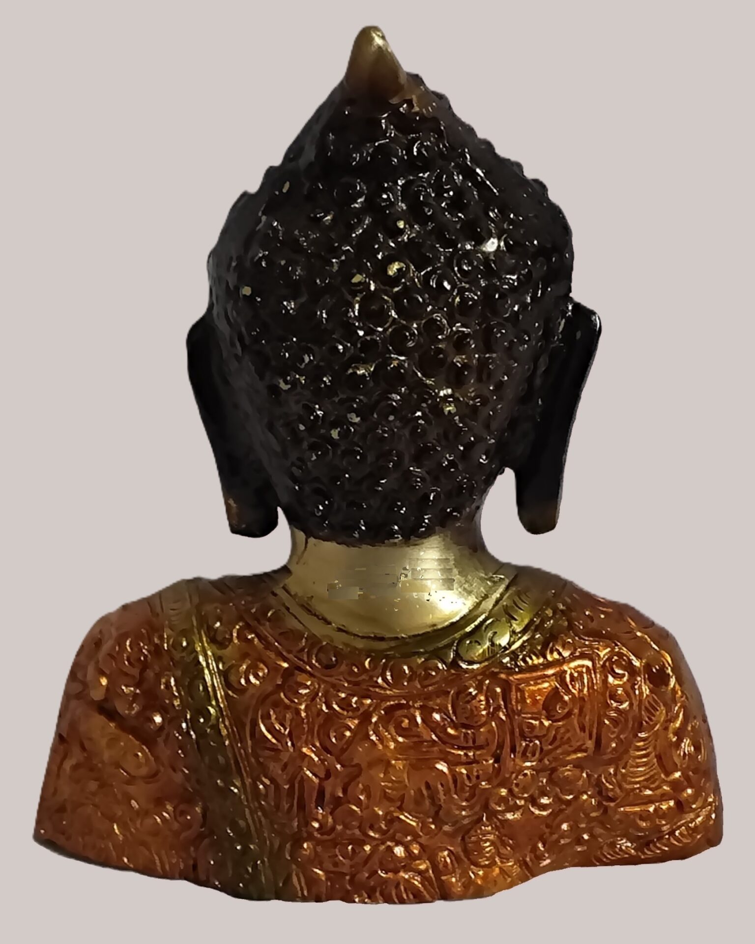 Buddha Ji Bust Brass Idol | Buddh Ji Metal Statue | Lord Budhha Sculpture | for Home, Office, Puja | Religious Figurines | Decorative Murti Gift Showpiece - Image 6