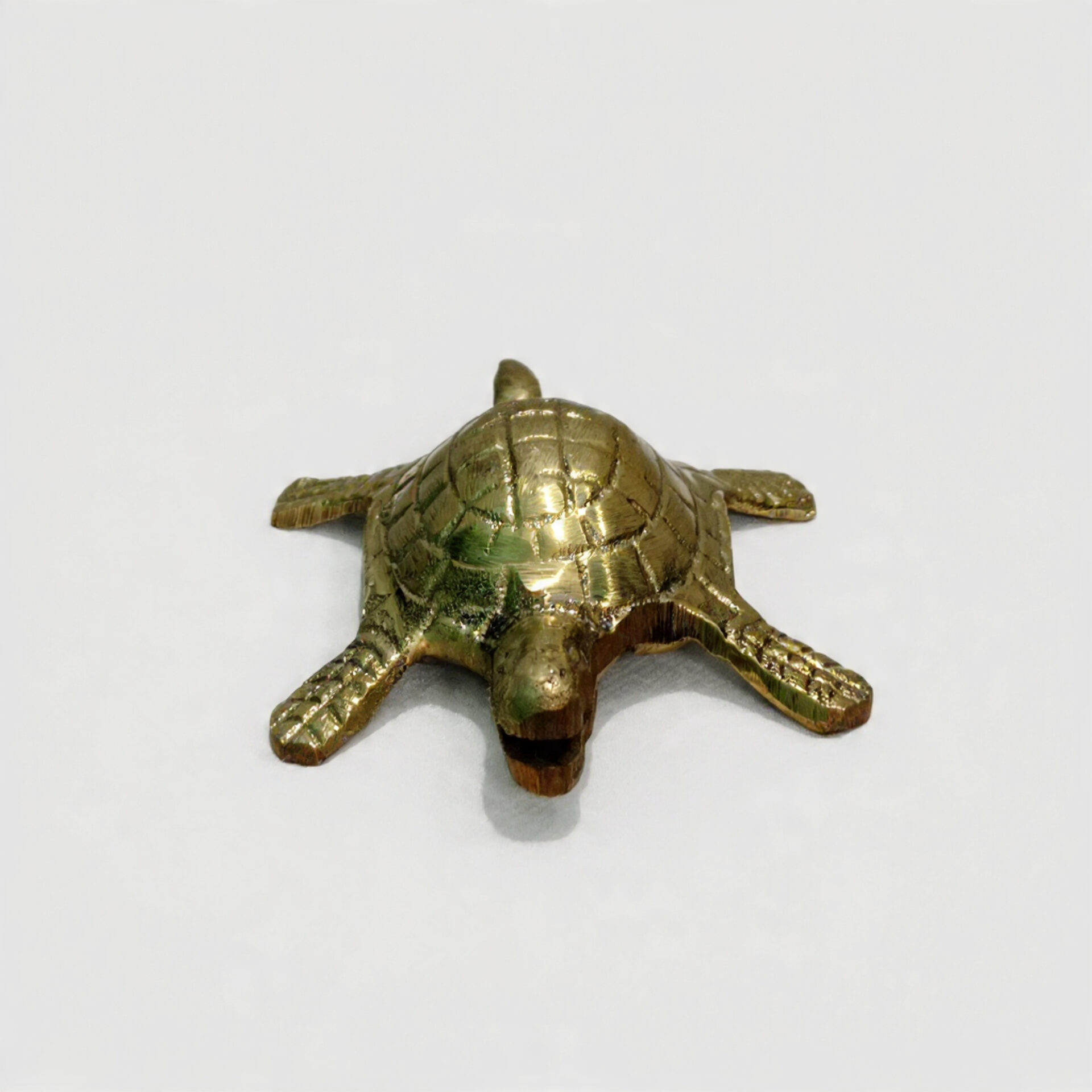 Handcrafted Brass Tortoise Statue for Vastu & Feng Shui | Good Luck Turtle Showpiece for Home, Office, Temple Decor & Auspicious Gift - Image 5