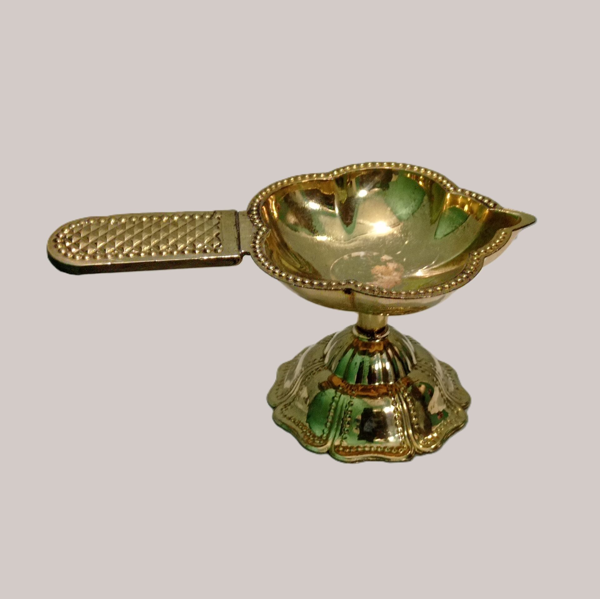 Radiant Brass Diya | Pure Brass Deepak | for Home, Office, Puja | Diwali Festival | Gift Showpiece - Image 3