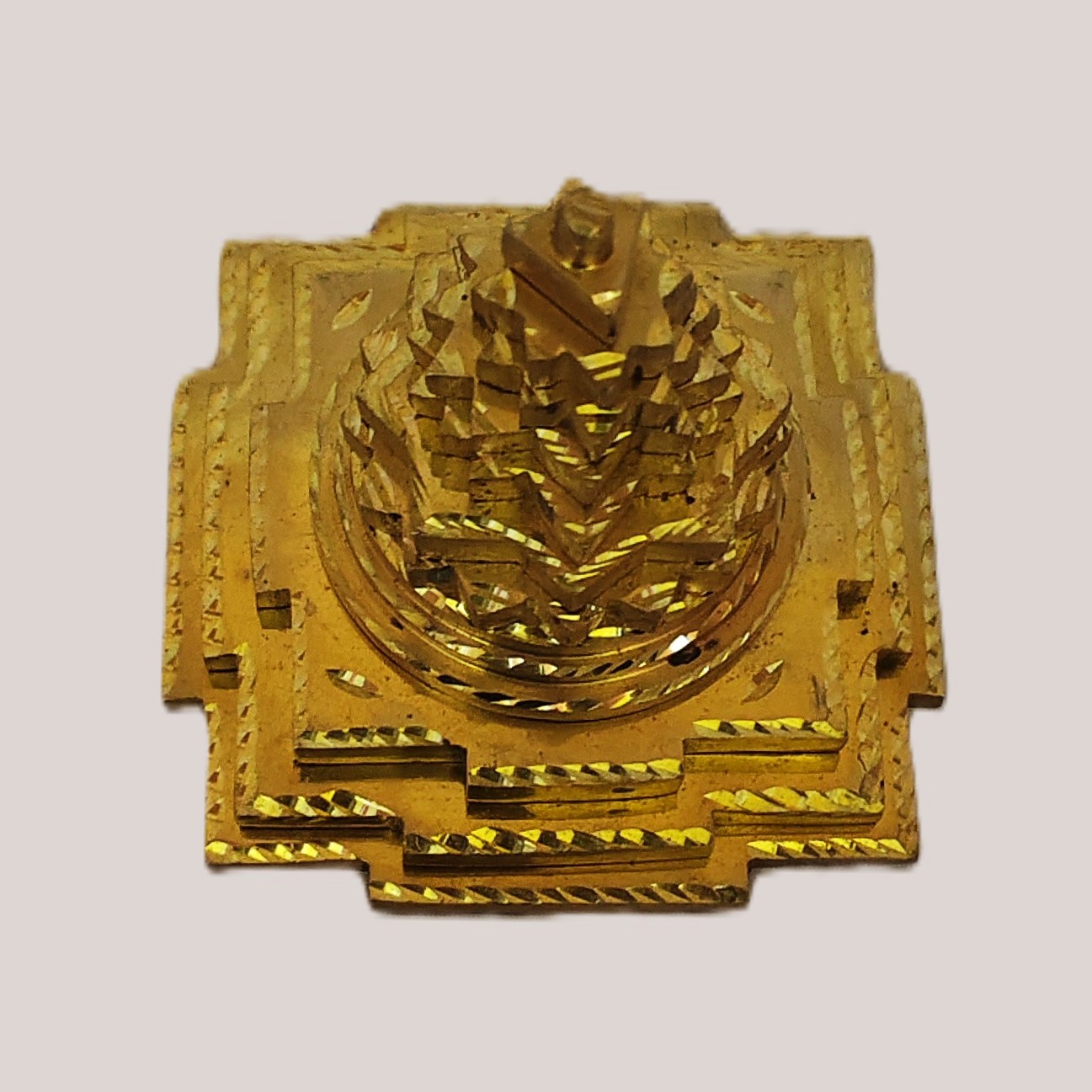 Handcrafted Brass Maha Meru Shree Yantra | 3D Meru Shree Chakra for Vastu, Wealth, Prosperity, Lakshmi Sadhana, Home Temple & Business Success - Image 3