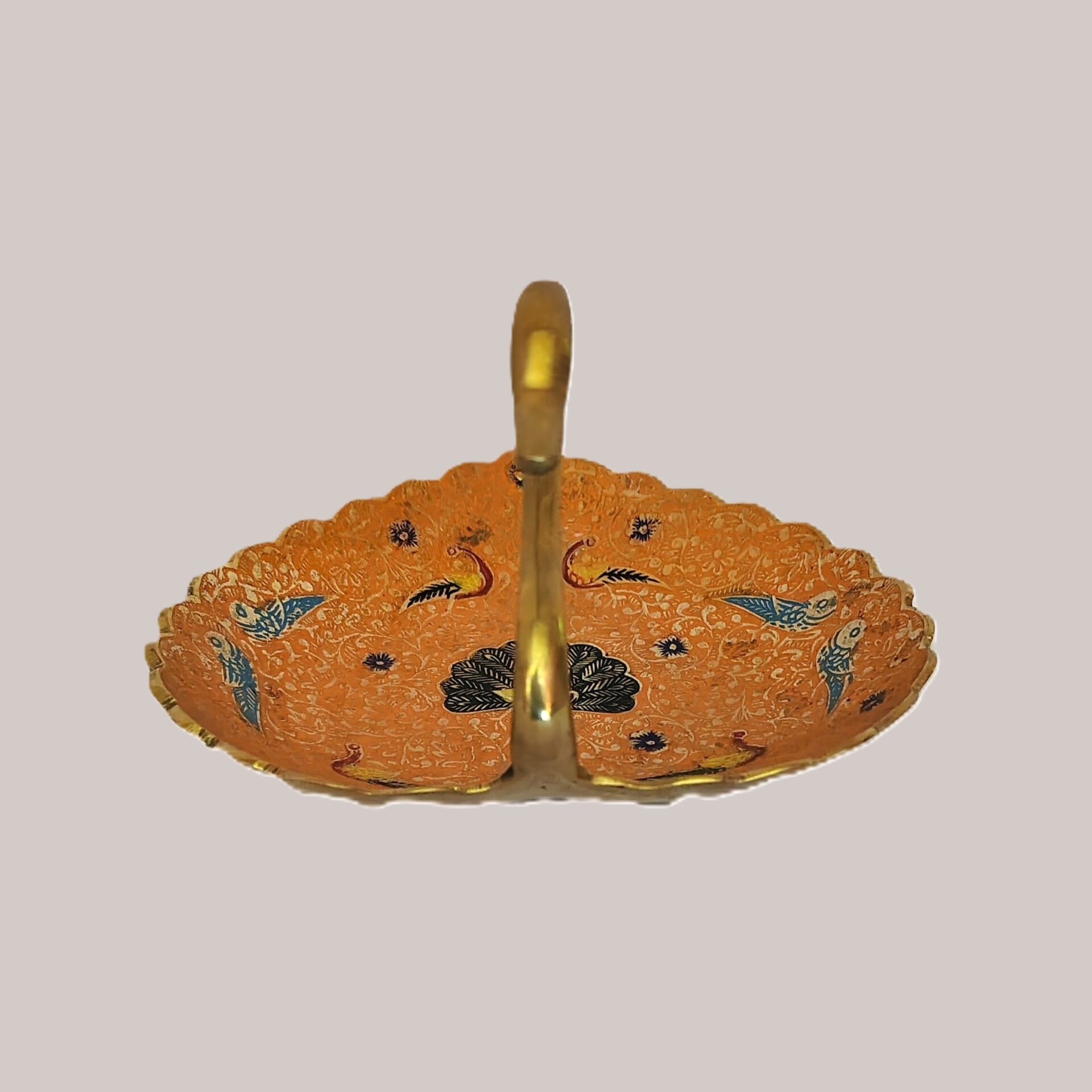 Handcrafted Brass Swan Dry Fruit Plate with Meenakari Work | Decorative Hans Serving Bowl for Home Decor, Festive Gifting, Diwali, Wedding & Tableware - Image 5
