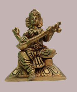 Timeless Saraswati Brass Figurine