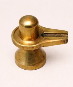 Handcrafted Brass Shivling with Yonibase | Vastu Shiv Puja Shivlingam Murti for Home Temple, Abhishek Ritual, Mahashivratri, Sawan & Spiritual Gifting