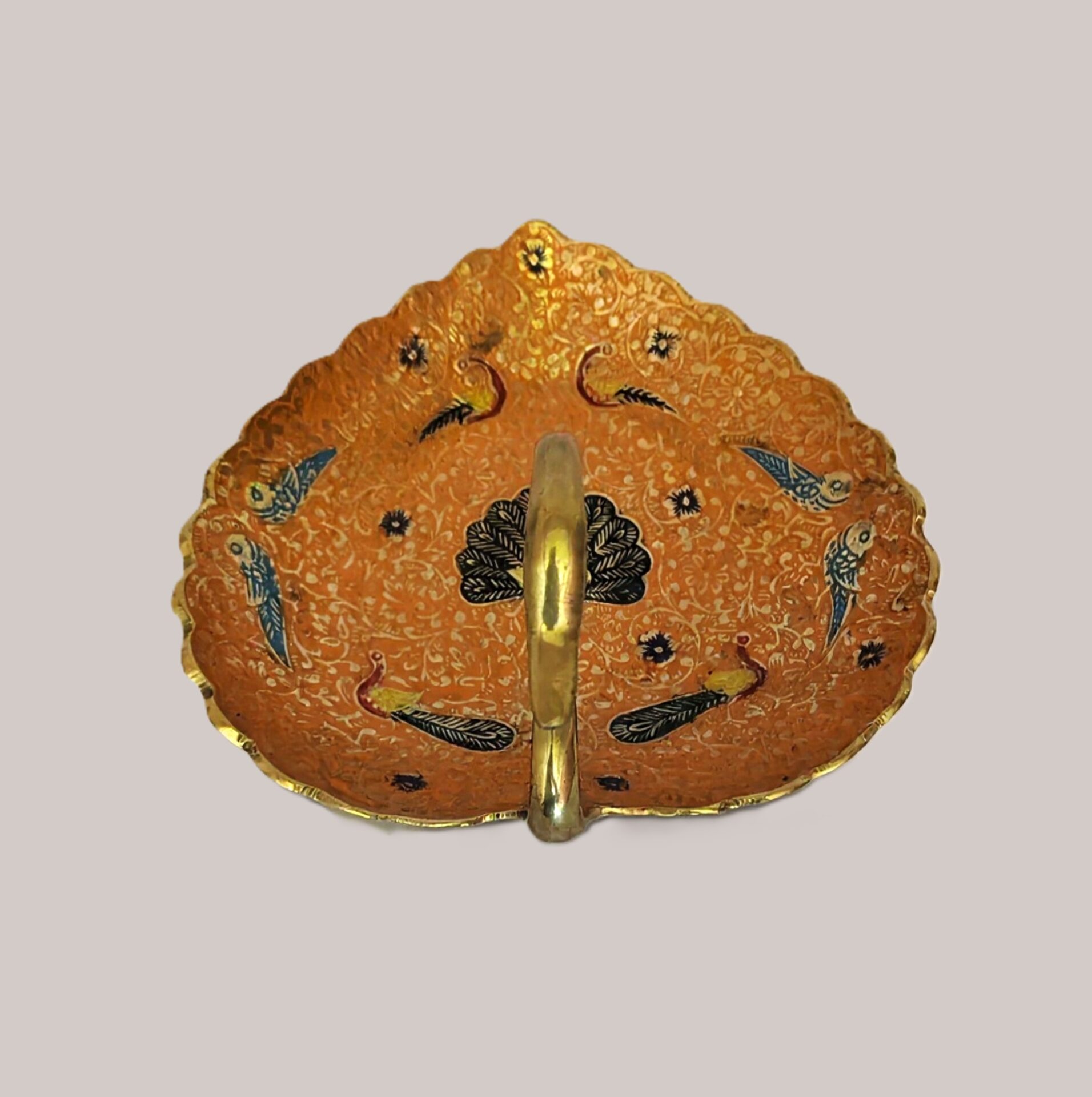 Handcrafted Brass Swan Dry Fruit Plate with Meenakari Work | Decorative Hans Serving Bowl for Home Decor, Festive Gifting, Diwali, Wedding & Tableware - Image 2